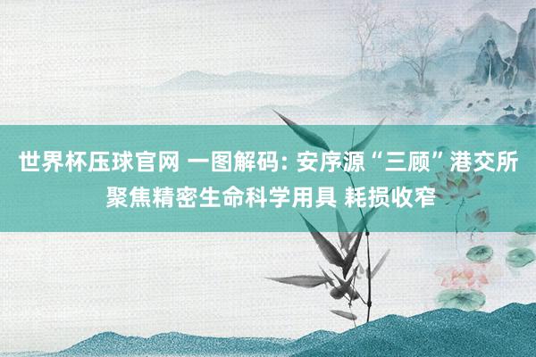 世界杯压球官网 一图解码: 安序源“三顾”港交所 聚焦精密生命科学用具 耗损收窄