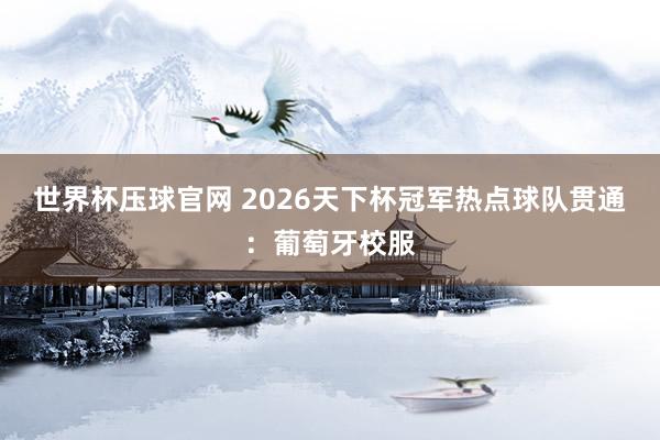世界杯压球官网 2026天下杯冠军热点球队贯通：葡萄牙校服